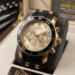 INVICTA PRO DIVER CHRONOGRAPH – EDICIÓN LUXURY BLACK &amp; SILVER